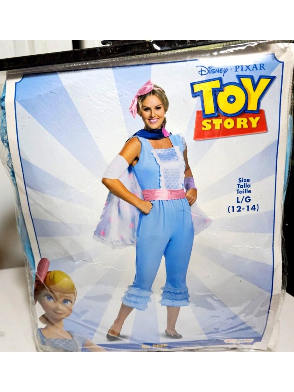 Toy Story 4 Bo Peep Costume Disney Pixar Family Halloween Cosplay Adult Womens L
